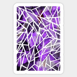 Amethyst Shatter Sticker